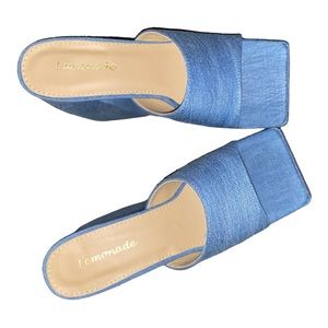 Chunky heeled platform sandal